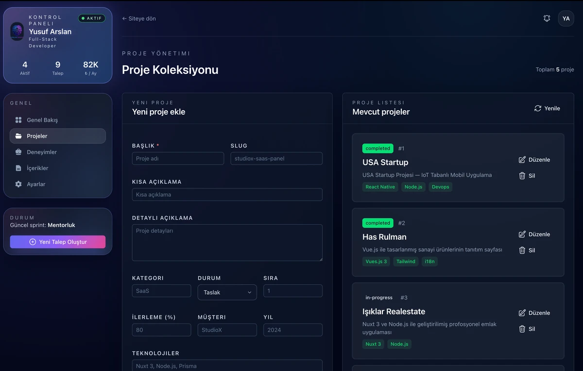 Portföy Sitesi görsel 2